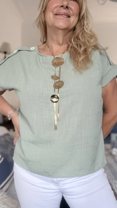 Blusa Francina verde - comprar online