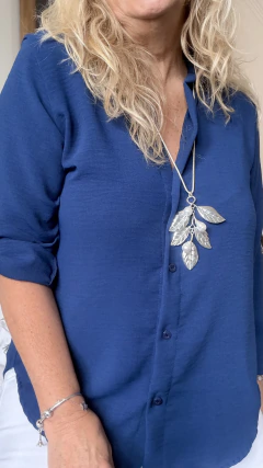 Camisa Paula Azul - Estilo Vanguardia