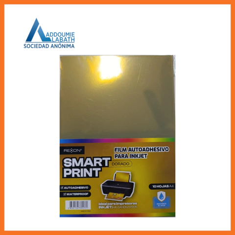 Film Autoadhesivo Dorado x10 Hojas - comprar online