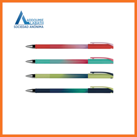 Roller Gel Borrable FILGO BORRAX SUNSET SE Borrable Recargable 0.7mm Tinta Azul