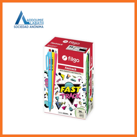 Bolígrafo Retráctil Filgo Fast Track