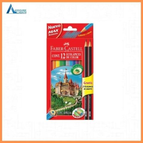Lapiz Faber-Castell x12 largo color - comprar online