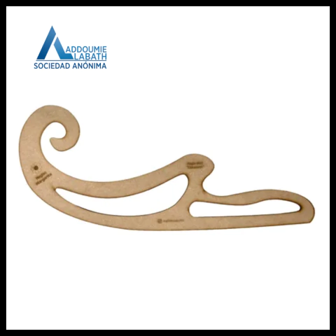 Regla Multi Curvas de Madera - comprar online