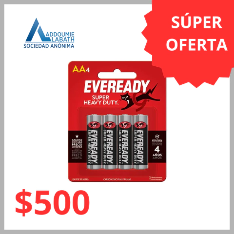 Pilas EVEREADY - comprar online
