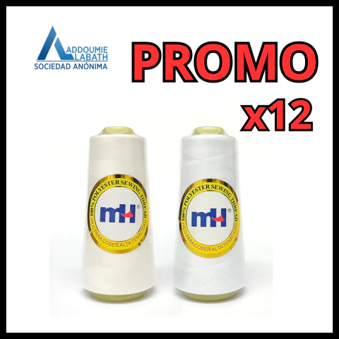 Hilo en cono x2000 yds. X12 UNIDADES DEL MISMO COLOR - comprar online