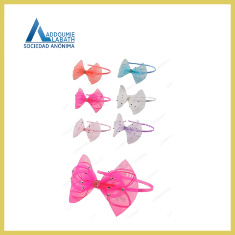 Vincha con Moño de Strass y Tul - comprar online