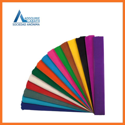 Papel Crepe X10 Unidades DEL MISMO COLOR