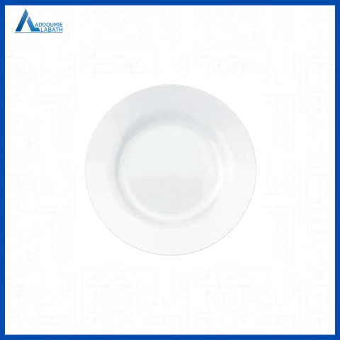 Plato Postre Duralex Opaline Blanc 19cm