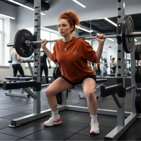 Camiseta oversized logo (terracota) - comprar online