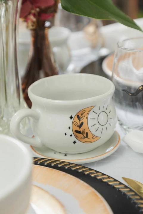 Caneca Caldeirão Sol e Lua, Coleção Talismã - comprar online