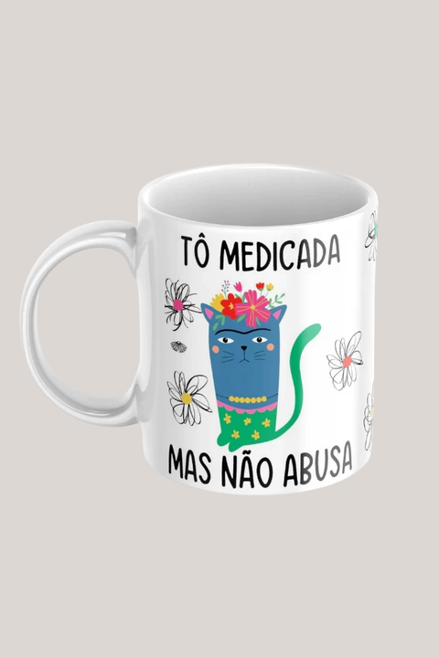 Caneca Frida Kahlo, Tô Medicada - comprar online