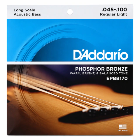 Encordado D'Addario EPBB170 - Bajo acústico, calibre 045-100
