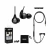 Auriculares Shure Se112m+-gr Control De Volumen In Ear Mic