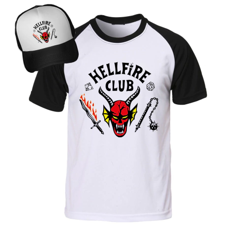 Remera Hell Fire + Gorra