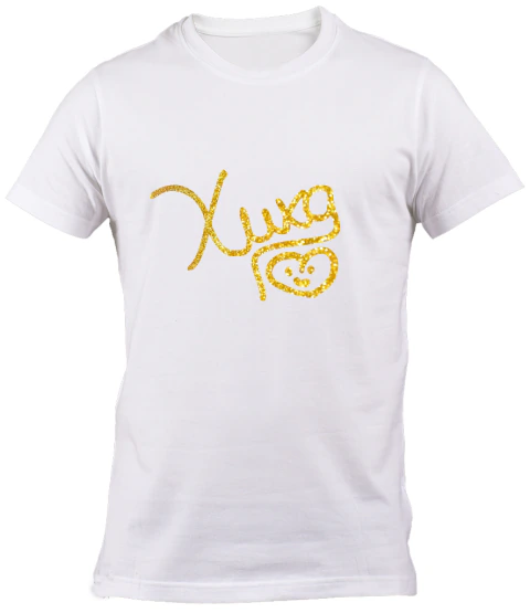 Remera Autógrafo Xuxa Glitter Dorado - comprar online