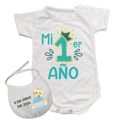 Body 1er Año Corona - comprar online