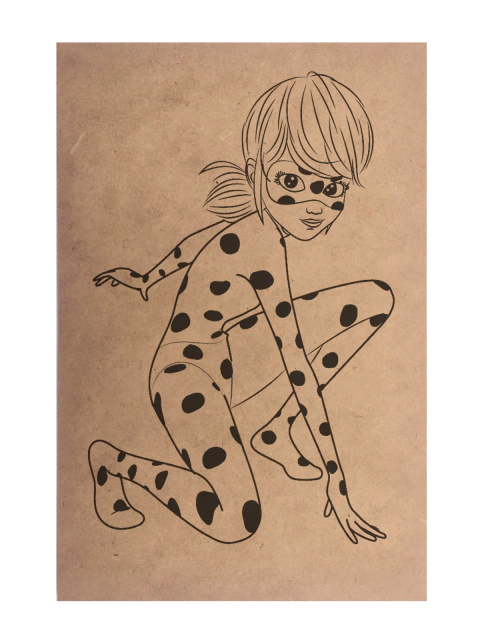 Cuadro MDF Lady Bug