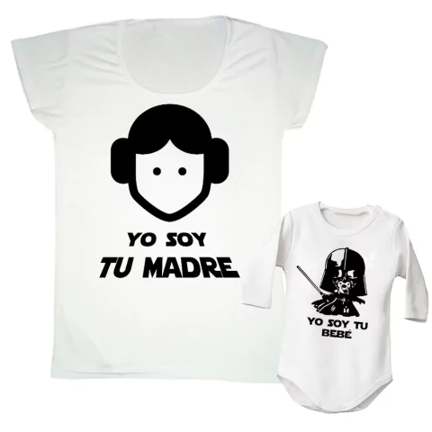 Remera + Body Soy tu Madre - comprar online