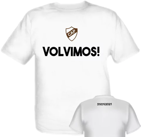 Remera Platense Volvimos