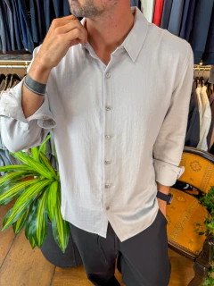 Camisa Loria gris - comprar online