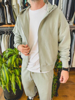 Campera boxy Blache verde - comprar online
