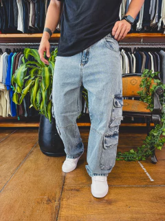 Jean Cargo Cuzco azul - comprar online