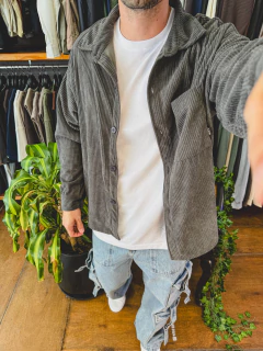 Sobrecamisa Narda gris - Maverick urban wear