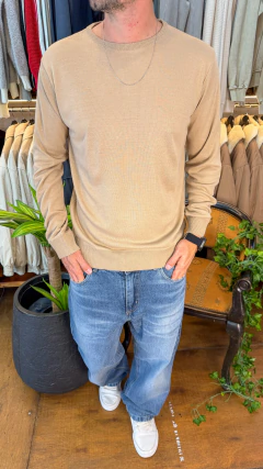 Sweater basic Gian beige - Maverick urban wear