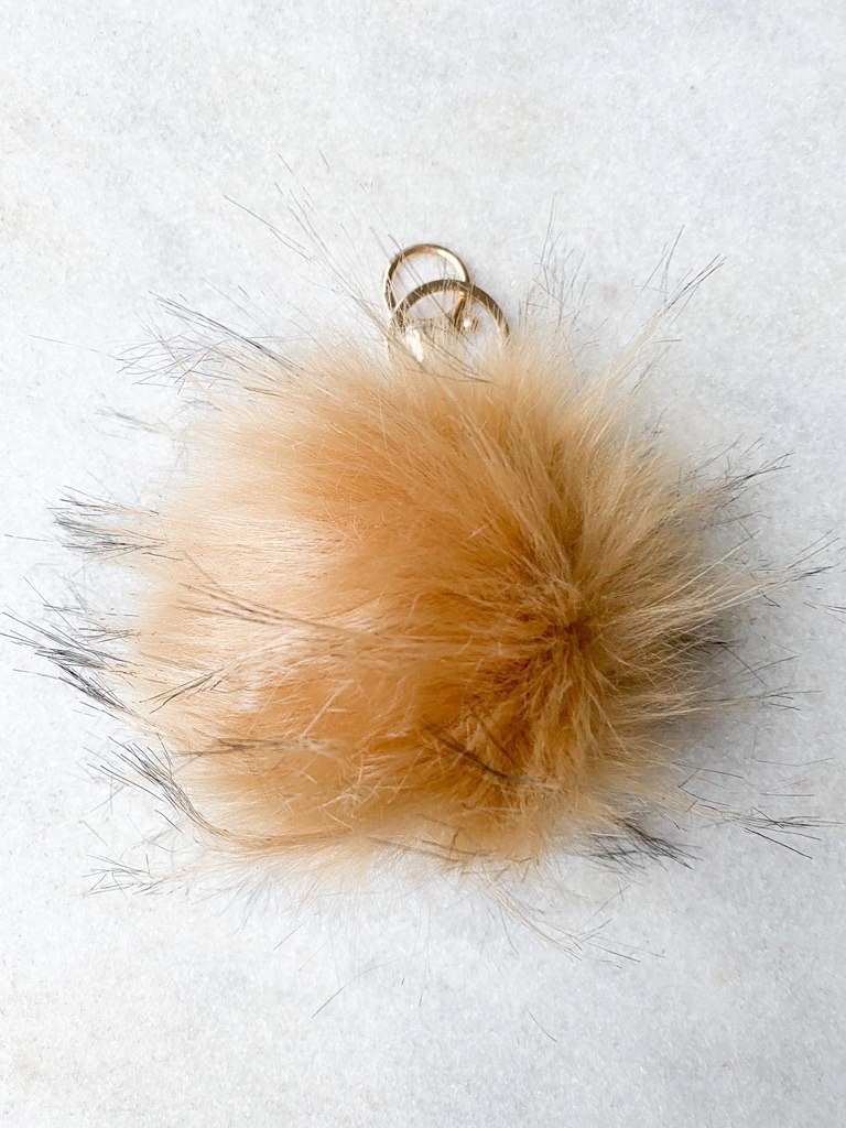 Pompom Bege Taupe
