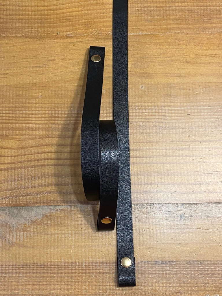 Alça Pressão Preto e Dourado