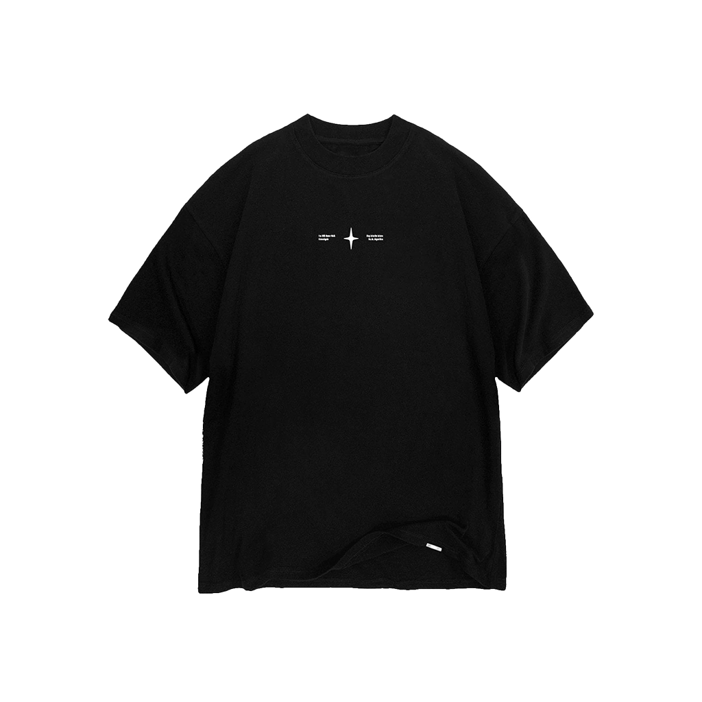 REMERA STAR LAPE | BLACK