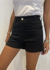 Short Ola black elastizado con dobladillo (DIM217) - comprar online