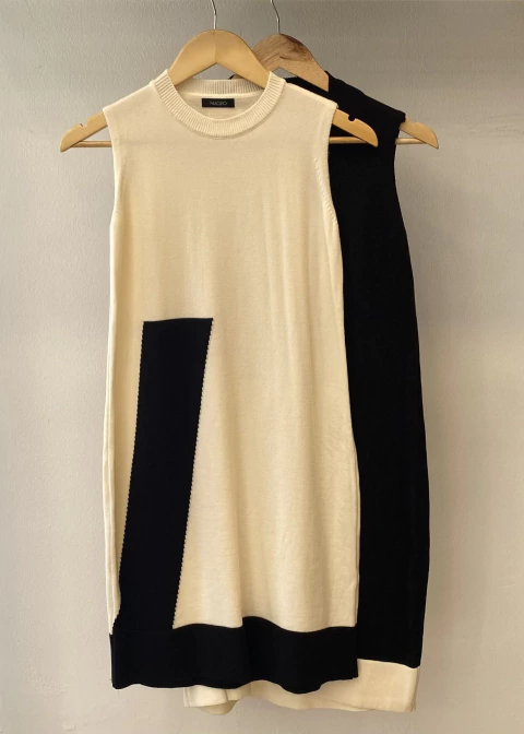 Vestido musculosa tejido (2615002)