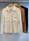 Camisa Olivia Twill Ent M/L Bolsillo C/Tabla (LINA146)