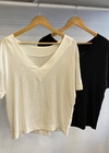 Blusa V Amplio Lino C/Lycra (SCA212)