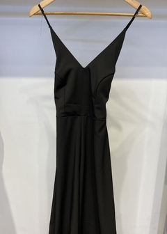 Mono Largo Paola Lazo Crep Pinzas OUTLET (AZ224)