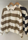 Buzo Rayado Cuello Polo (2520055)