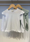 Remera ml tramada volado hombros (CO384)