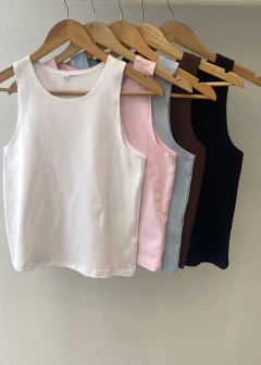 Musculosa básica alg con lycra Donna (ME147) en internet