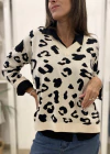 Sweater Jacquard Animal Print (2525024)
