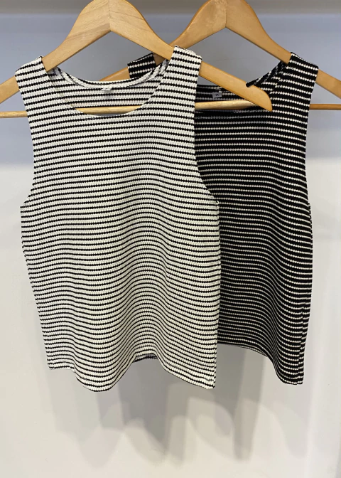 Musculosa rayada panal Rain (ME227)