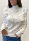 Sweater M/Polera C/Volados (KL86)