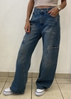 Jean Wide Leg C/Recorte Megan (DIM231)