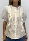 Camisa M/Corta Princesa C/Tablitas (ARA839)