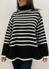 Sweater rayado polera (KL96)