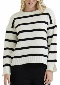 Sweater Rayado C/Tajo en Mangas (2425044) - comprar online