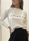 Sweater C/Aplique Amore (2525050)