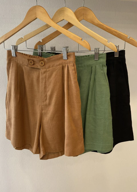 Bermuda Electra C/Bolsillos Lino Liso (CONI463)