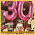 Globos Numero Fucsia 70cm