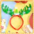 Vincha Reno Con Copos de Nieve - comprar online